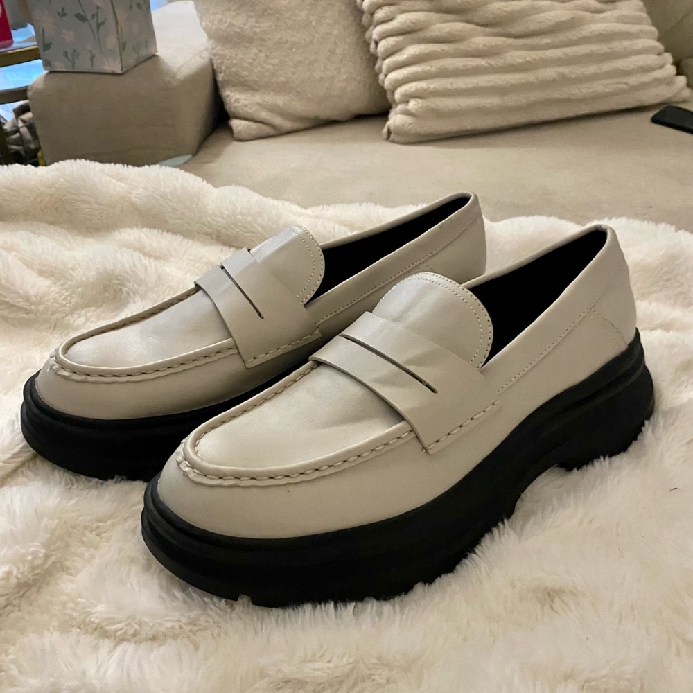 Zara Lug sole loafers